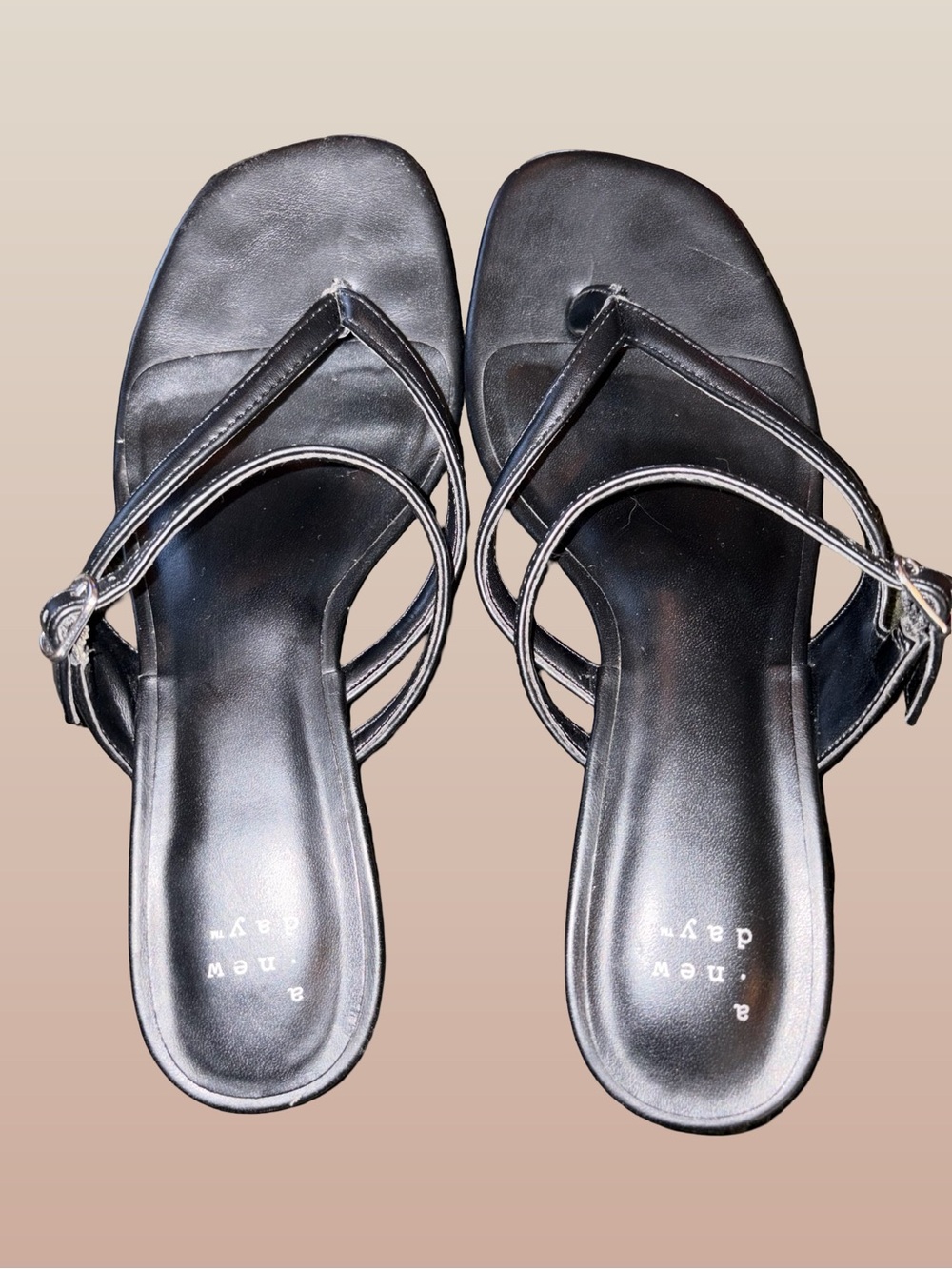 Target Black Women's Buckle Kitten Heels